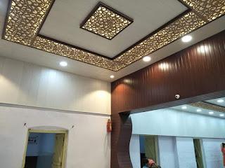 PVC panel Ceiling Design for bedroom