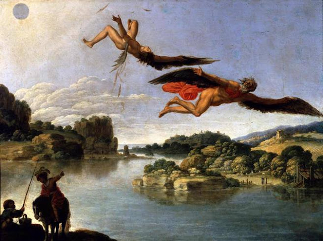Carlo Saraceni. “The fall of Icarus”, 1605-1608