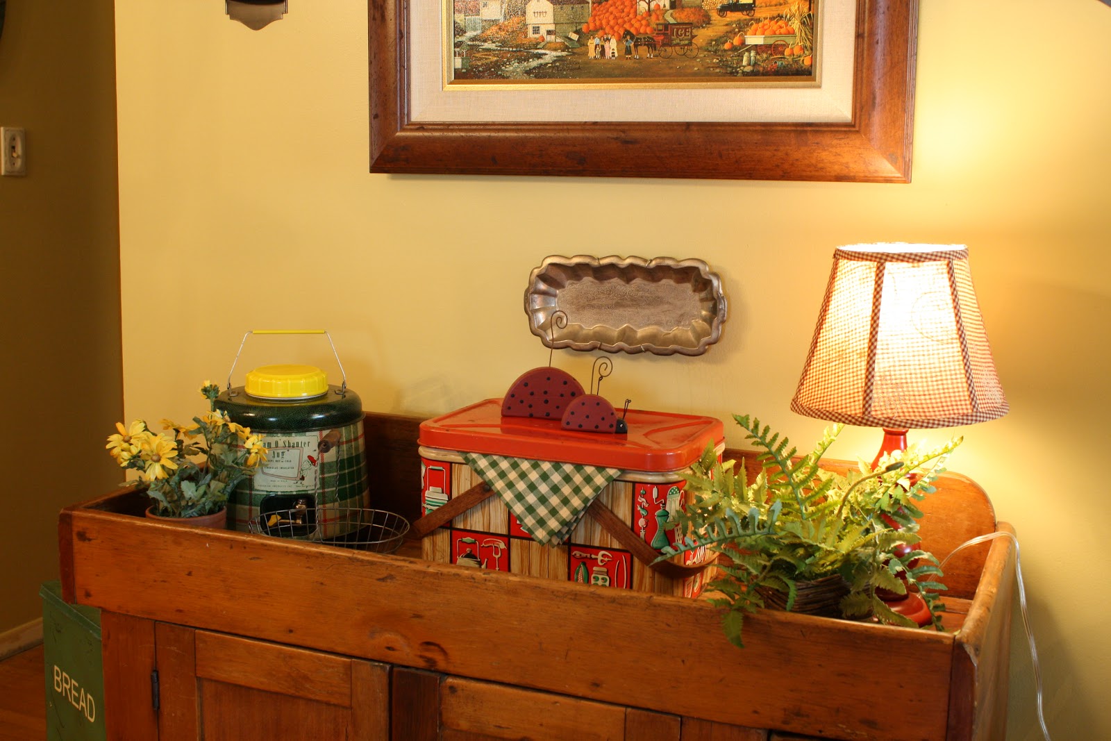 Sunny Simple Life Vintage Picnic Items for Decor