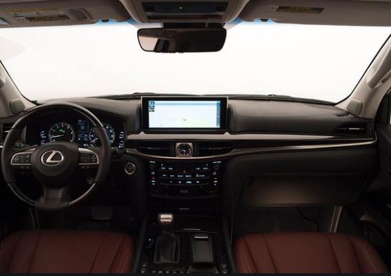 Lexus LX 570 2016 Front Cabin Interior View