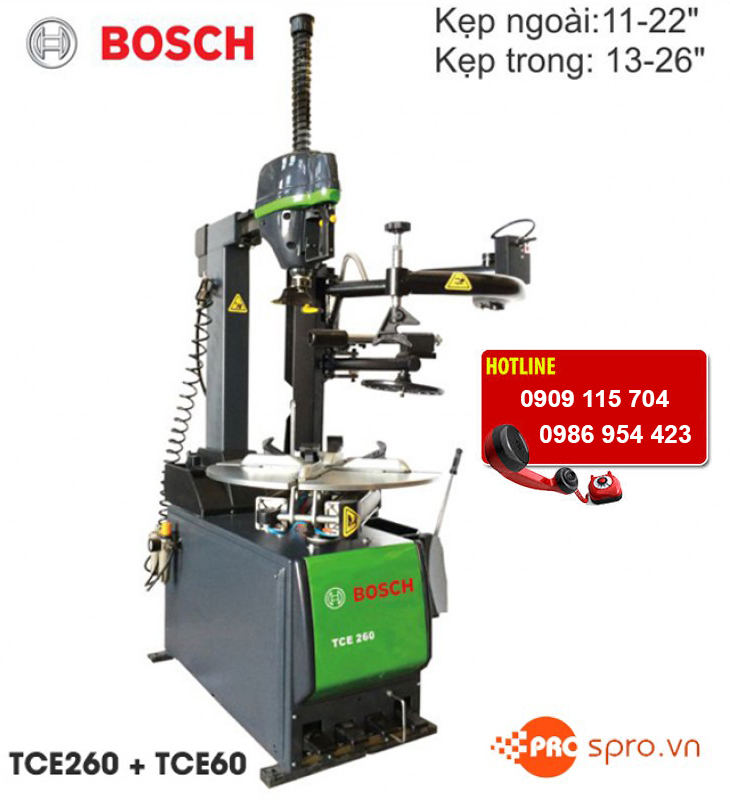 Máy mở vỏ ô tô, tháo lắp vỏ xe hơi, xe du lịch Bosch của Đức