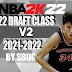  NBA 2K22 Realistic Draft Class 2022 with Cyberfaces V2.0 by Sbugs 