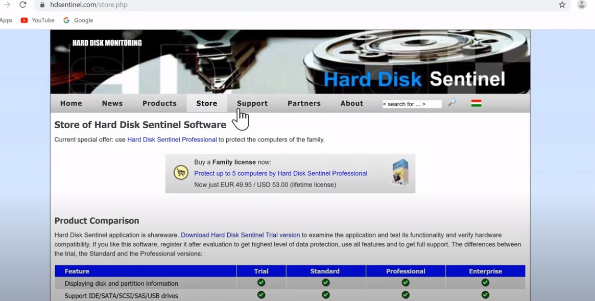 hard disk health check software free download