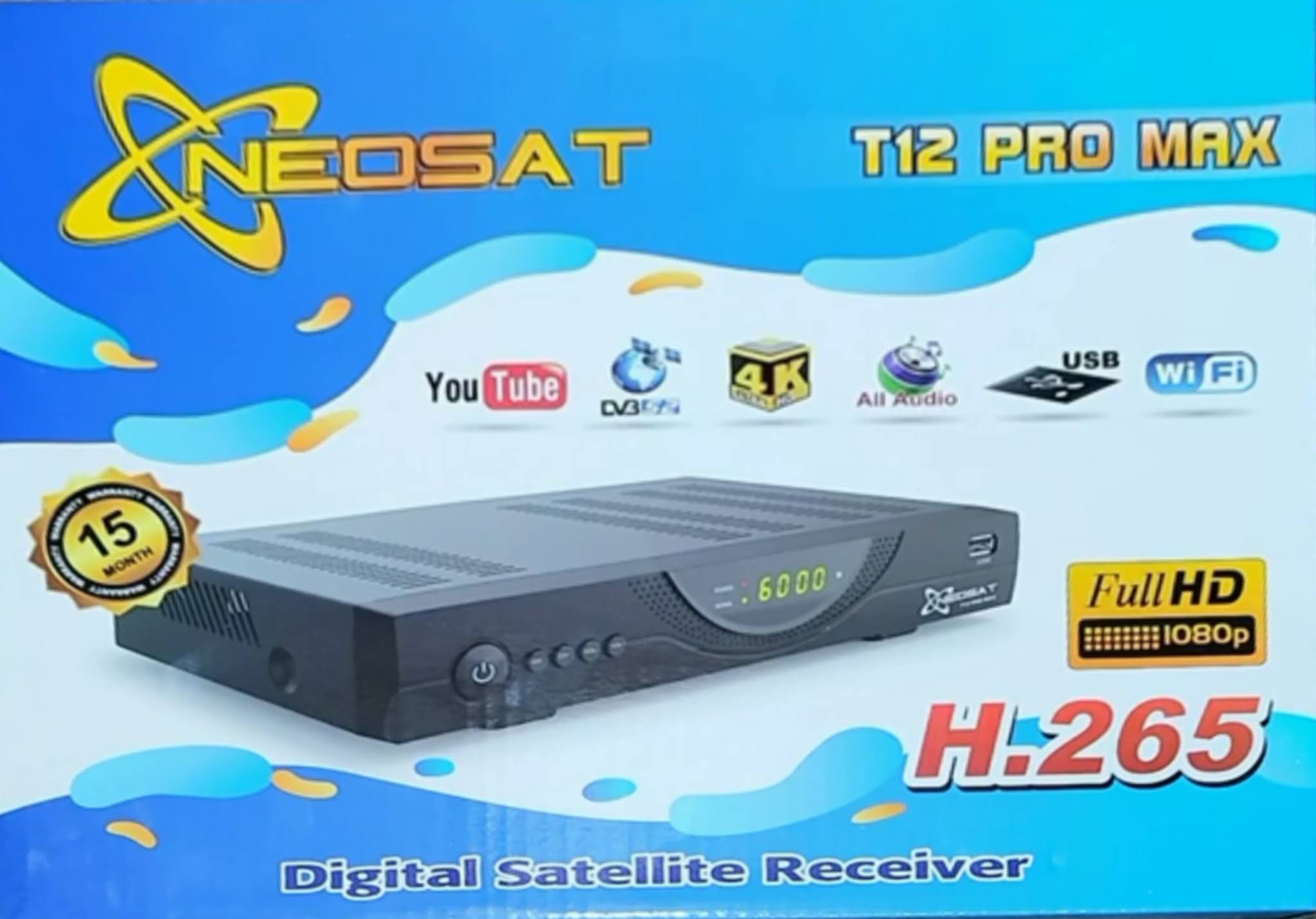 NEOSAT T12 PRO MAX NEW SOFTWARE SPECIFICATIONS AND REVIEW