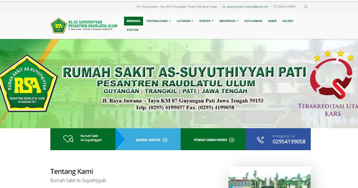 Jadwal Dokter As Suyuthiyyah Pati Jadwal Dokter