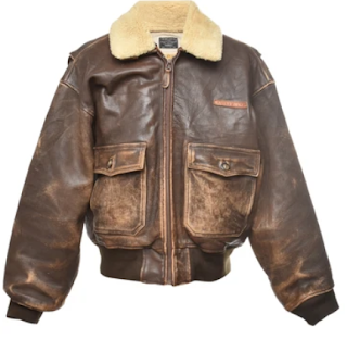 image USA forces issued Avirex leather flight jacket