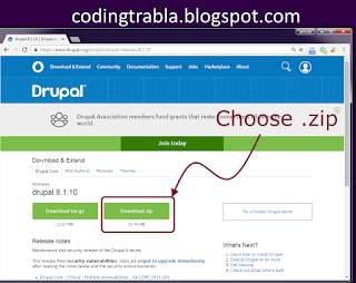 Install Drupal 8.1.10 opensource PHP CMS on Windows 7 XAMPP tutorial 3