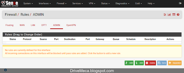 DriveMeca creando y configurando vlan en pfSense paso a paso