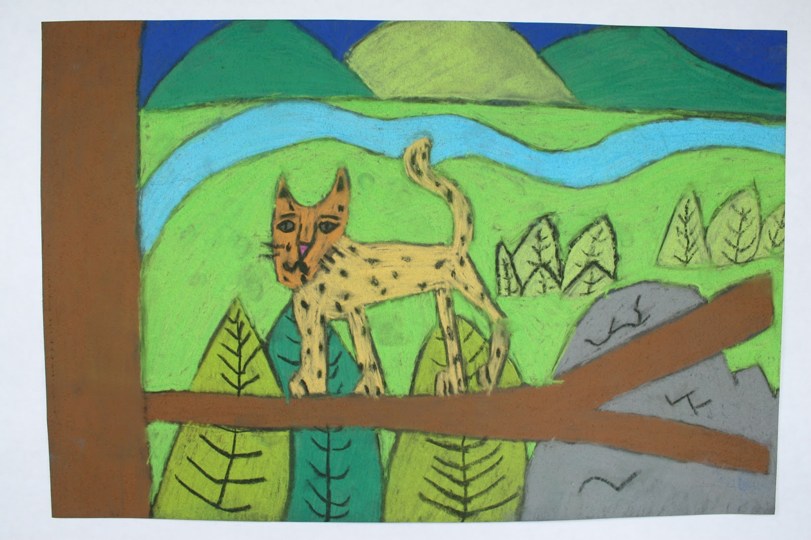 Salem Hyde Artroom : Grade 5 - Animals of the Tropical Rain Forest