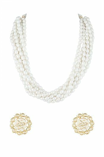 Pearl long necklace