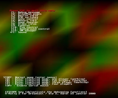 Laurent C., les différentes releases BETA V%2Brally%2Bdreamcast%2Bdebug%2Bmenu