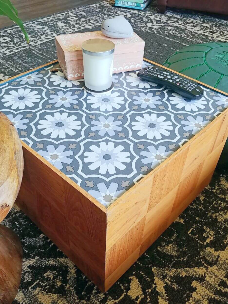 Upcycled MidCentury Modern Coffee Table Little Vintage Cottage