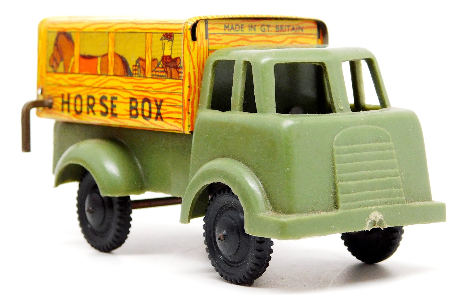 Toys and Stuff WellsBrimtoy Pocket Toys Horse Box Lorry (Truck) 1950s