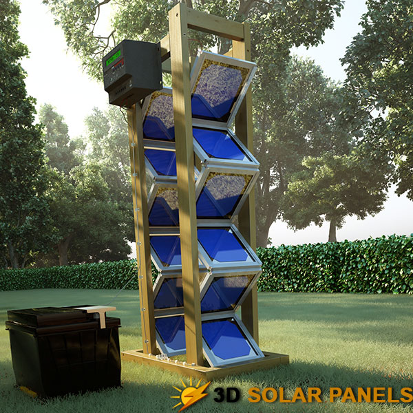 How to Vertical Stack Solar Panels?
