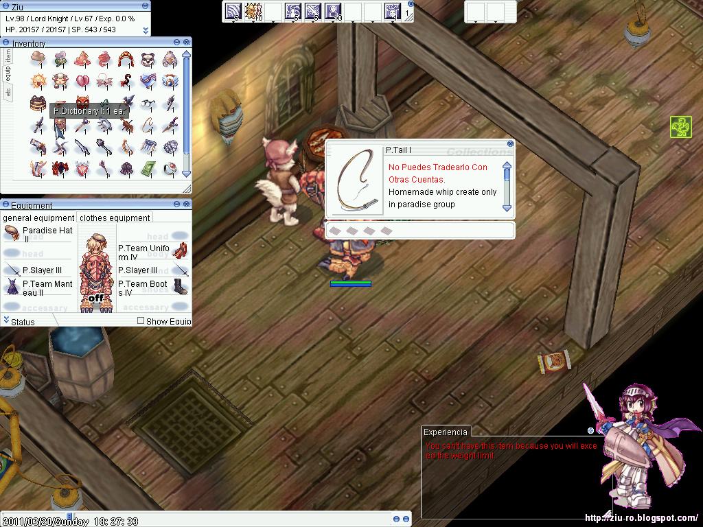 Los Scripts De Ziu (Ragnarok Online) [WIP] Paradise Team Supporting