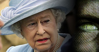 Resultado de imagen de Reina Isabel II se transforma en reptil