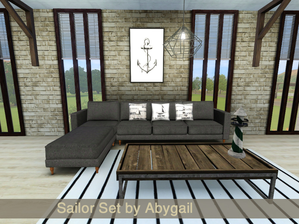 Sims And Just Stuff Sims 3 Sailor Decor Set By Abygail