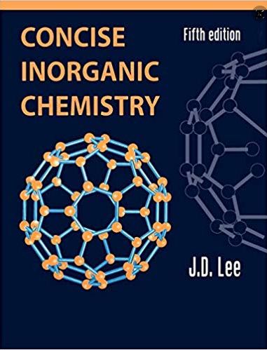 Book Concise Inorganic Chemistry 4e by . Lee in pdf - Science