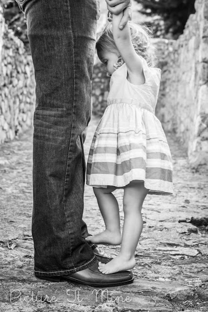 Father And Daughter Foot Dancing Together  Photofun4Ucom-4352