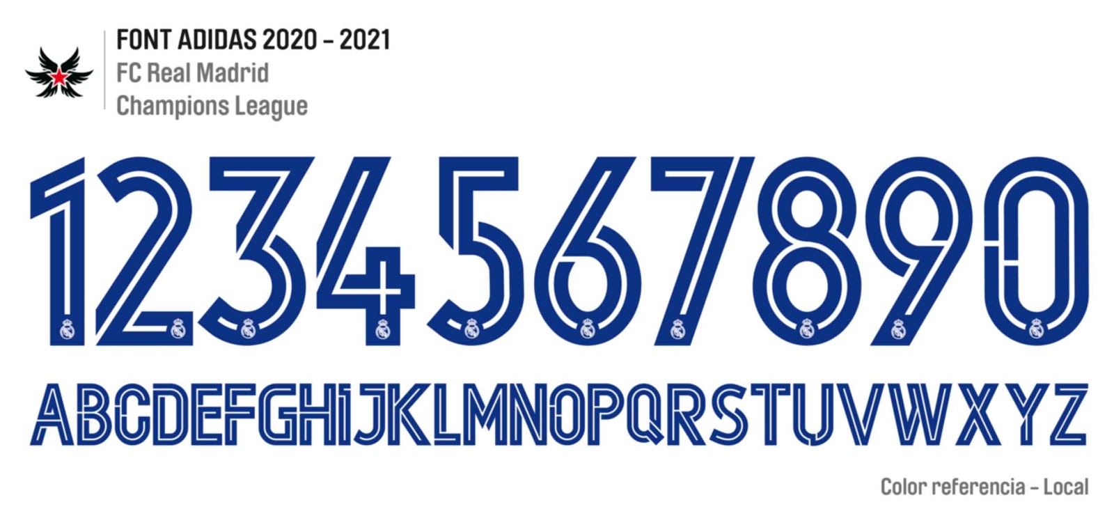 TIPOGRAFIAS Y FONTS Font Real Madrid / Adidas 2020 21