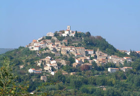 Motovun, formerly Montona, sits on top of a hill in Istria, the area of Croatia that was in Italy when Andretti was born