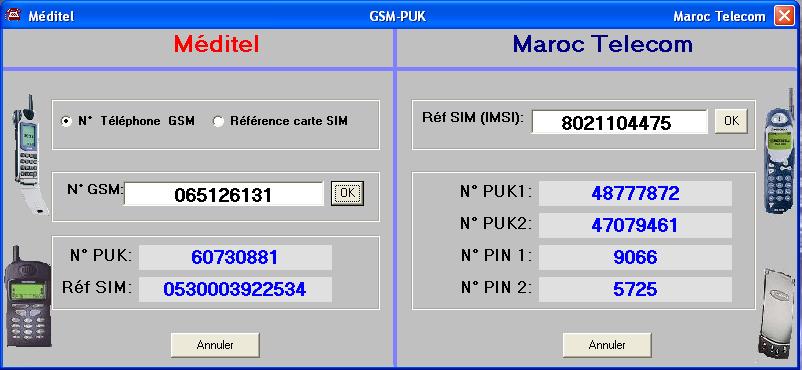 logiciels code puk maroc telecom et meditel