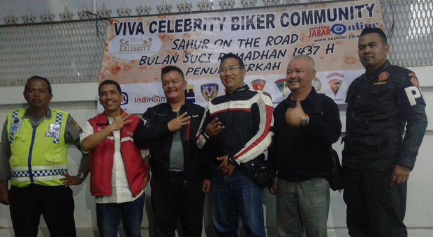Viva Celebrity Biker Community Gelar Sahur on The Road