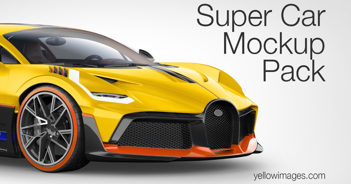 Download Super Car Mockup Pack PSD Mockup Templates