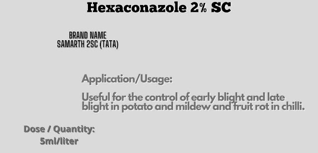  Hexaconazole 2% SC