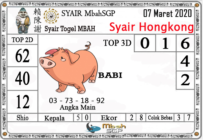 Syair Mbahsgp Sabtu 07 Maret 2020 Archives Prediksi Master Togel Hari Ini Singapura Hongkong Sidney Jp