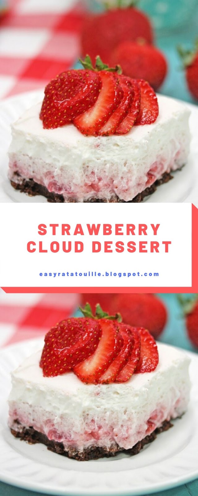 Strawberry Cloud Dessert