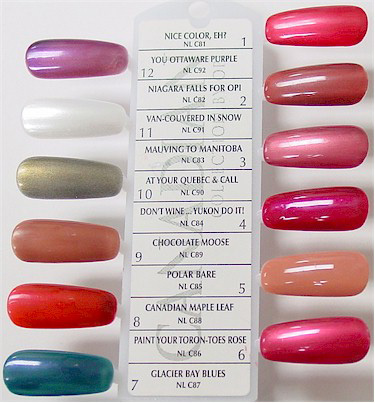 Timtam: OPI Canadian Collection ~ Fall 2004
