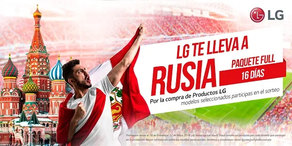 LG TE LLEVA A RUSIA 2018