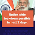 As pressure builds on India’s Narendra Modi may announce a nation wide lockdown in next 2 days