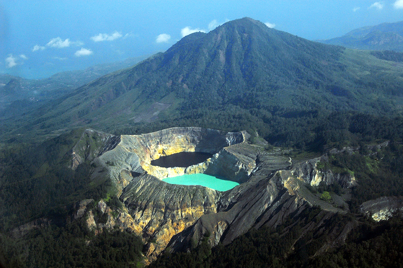 The Beauty Landscape of Indonesia Kelimutu  Three Lakes  