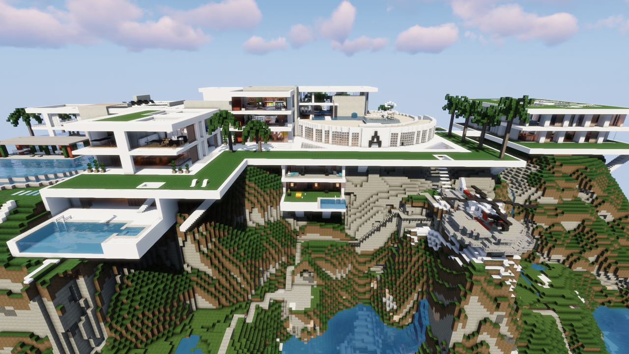 Biggest House In The World Minecraft Bathroom Ideas