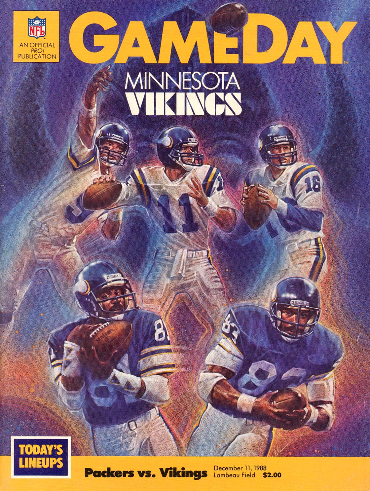 PACKERVILLE, U.S.A.: Packers vs. Vikings — December 11, 1988