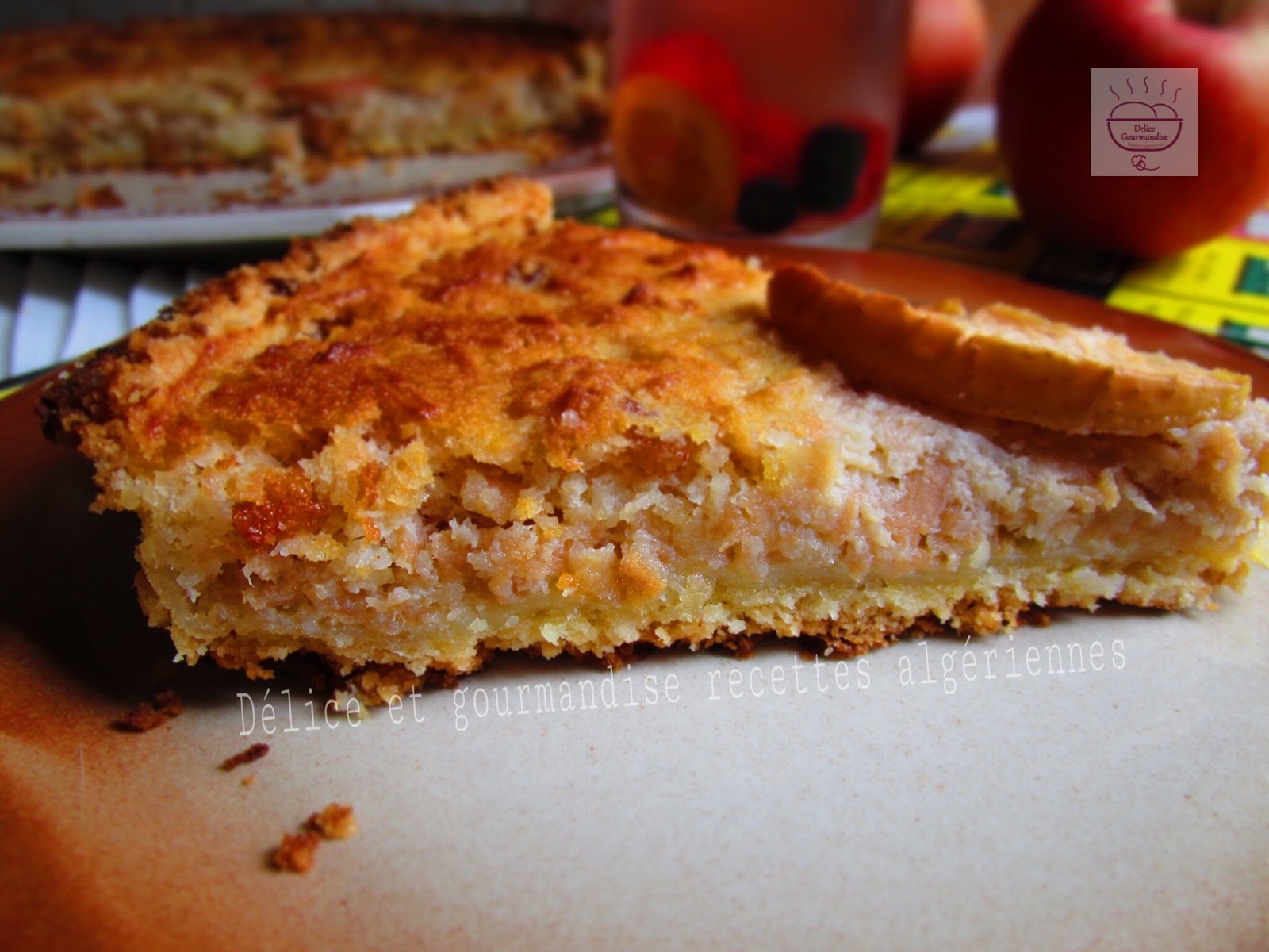 Tarte aux pommes et à la noix de coco
