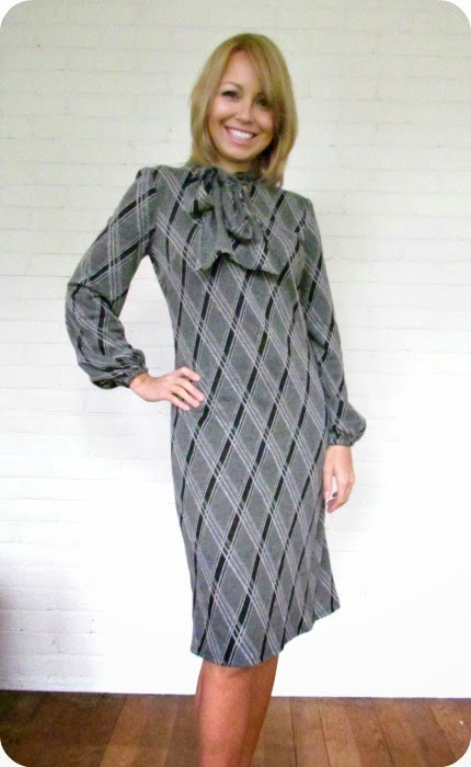 New Look Dress, Sewing, Librarian Dress, Argyle, Sewing Patterns