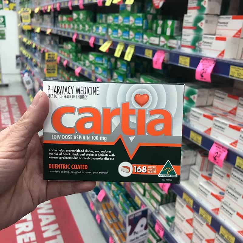 Viên Uống Chống Đột Quỵ Cartia Của Úc 168 Viên