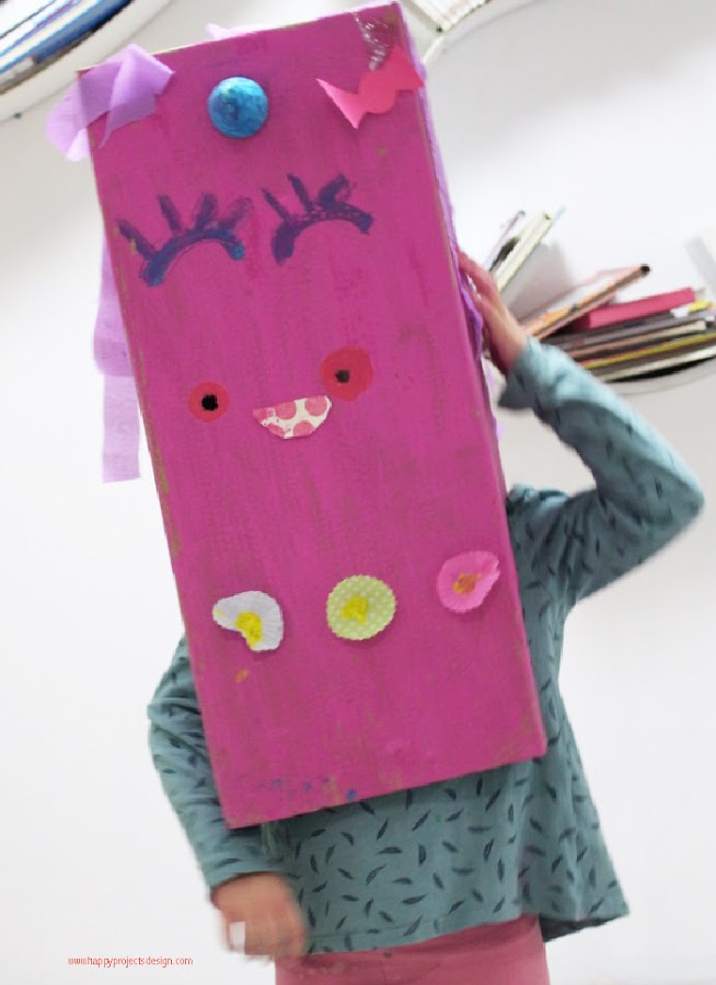 DIY disfraz con una caja