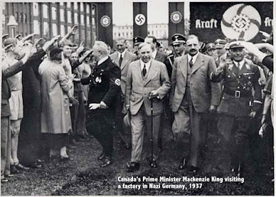 Canada's Prime Minister Mackenzie King visiting Nazi Germany, 1937
