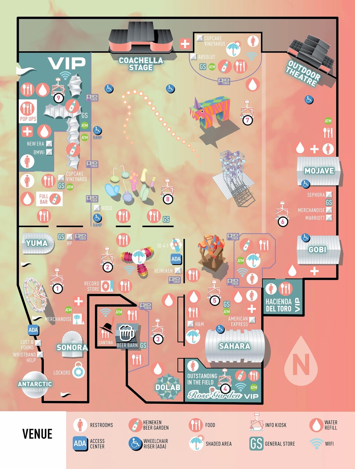 GIS Research and Map Collection Coachella Festival Maps