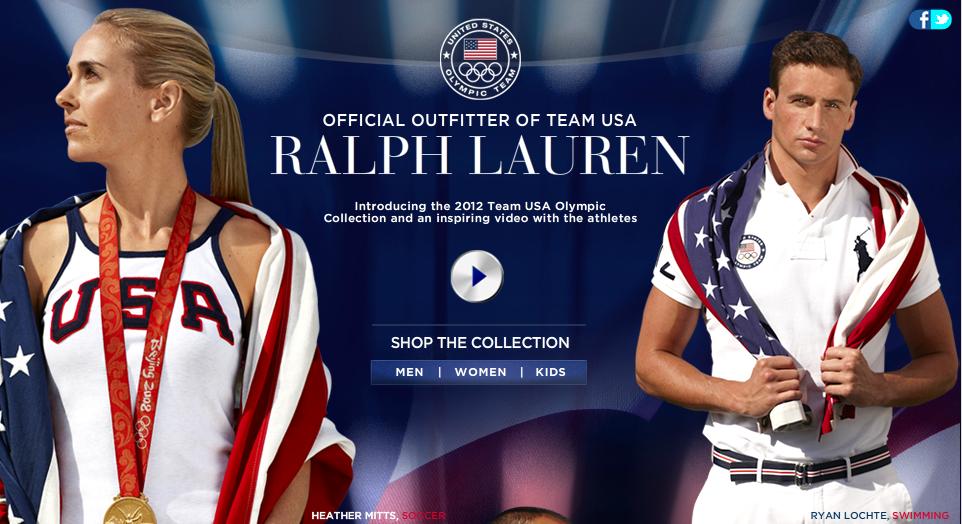 Ralph Lauren Team USA Olympic Collection Made in China Not USA