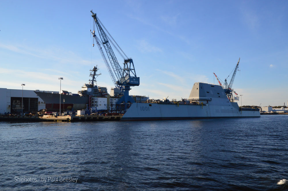 Shiphotos...by Paul Beesley New ships being built at Bath Iron Works