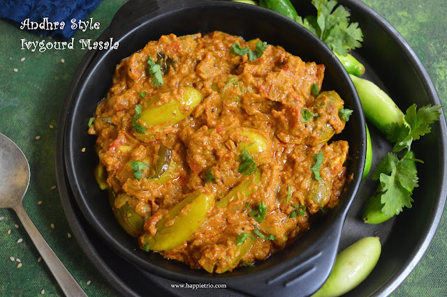 Andra Style Ivygourd Masala Recipe | Dondakaya Masala Curry Recipe