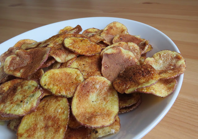 Microwave Cooked Potato Chips