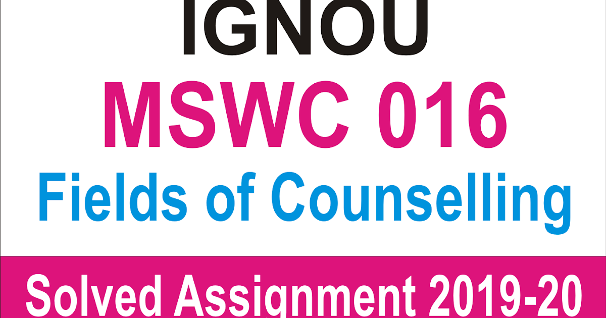 Msw solved assignment free download 2021 picture