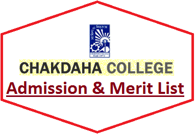 Chakdaha College Merit List