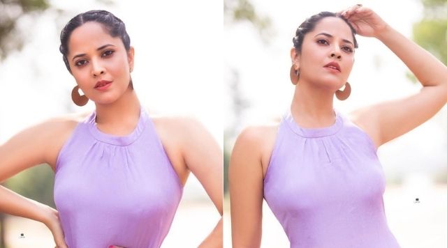 Anasuya Bharadwaj Gives Enchanting Angelic Looks In These Latest Pictures.